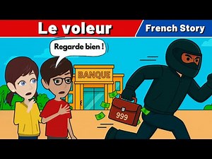 French Story – Le Voleur | French Conversation for Beginners | CCube Academy