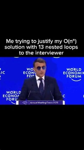Abbas Kazmi on Instagram: "The most loyal solution ever, for sure... #leetcode #interview #computerscience #softwareengineer #funny"