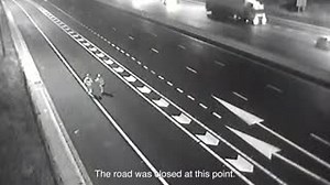 Shocking CCTV footage shows the dangers that our roadworkers face daily. There were nearly 6,500 incidents of incursions October 2017 and October 2020. An average of 175 a month. #RoadSafetyWeek2020 | National Highways