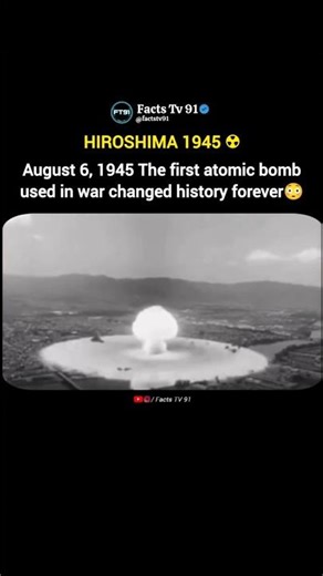 The Day Hiroshima Changed History ☢️