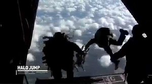 US Air Force HALO Parachute Jump
