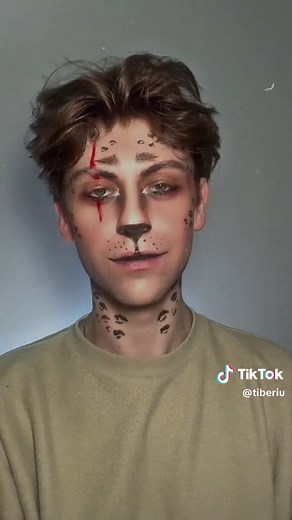 Leopard Halloween Makeup Tutorial