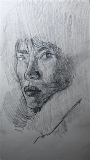 Ehsan,Darestani on Instagram‎: "Portrait drawing base on reference I hope you enjoy it 🖌️🖥️🤩 #digitalpainting🎨 #portraitdrawing #art #illustration #طراحی"‎