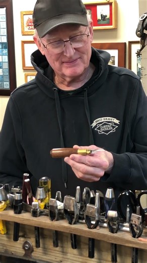 Number One Leather Working Tool More Details - #leathercraft #shorts Best Leathercraft Knife