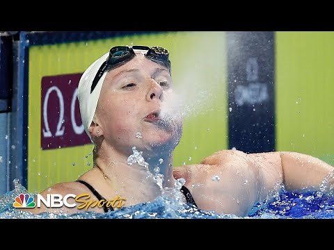 Lilly King clinches Olympic spot in historic 100m breaststroke final | NBC Sports