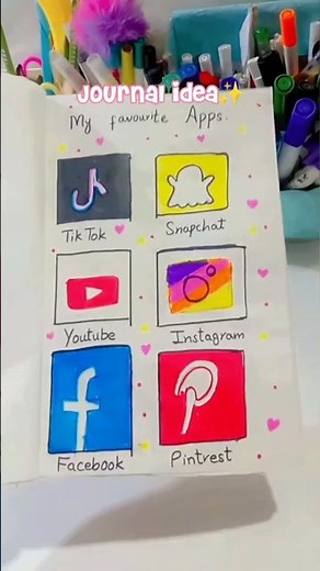 DIY Cute Journal Idea 💖✨ | Easy Aesthetic Journal Setup #diy #shorts #handmade