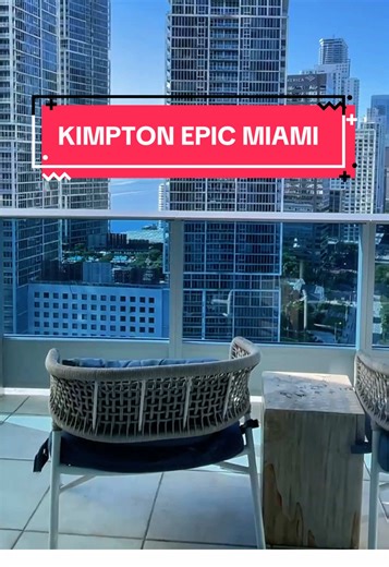 POV: you just checked into one of the most stylish hotels in downtown Miami 🏙️✨ The Kimpton EPIC Miami is where sleek design meets waterfront views. From the moment you walk through the doors, you’re surrounded by floor-to-ceiling windows, modern art, and that energetic Miami vibe that feels both luxurious and relaxed. Whether you’re here for a weekend getaway or a business trip, the rooms are spacious and comfortable, the rooftop pool has unbeatable city views, and the location puts you right 