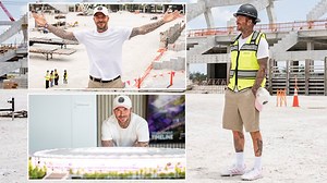 Beckham shows off Inter Miami's stadium as 25,000-seater 'new home' takes shape