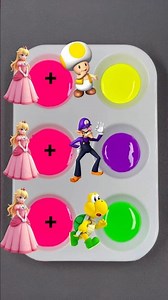 Color Mix Magic with Princess Peach, Toad & Friends! #colormixingmagic #mariobros #supermario #asmr