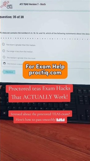 Proctored teas Exam Hacks That ACTUALLY Work! Stressed about the proctored TEAS exam? #StudyTips