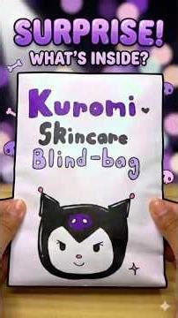 Sanrio Blind Box Unboxing Kuromi ASMR 💜 Kuromi Skincare Blind Bag #bluepanda #kuromi #blindbag