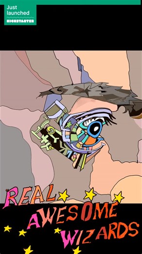 Dax Norman on Instagram: "Working on Real Awesome Wizards project with two friends to create a new animation series. Support and follow over @kickstarter I want to use the project framework as a challenge to myself to expand these myriad loops Into a dripped out cinematic scope, and also a way to try and document the animation process as a way to teach hand drawn animation and keep it alive. #Kickstarter #animator #daxnorman #Animation #artprocess"