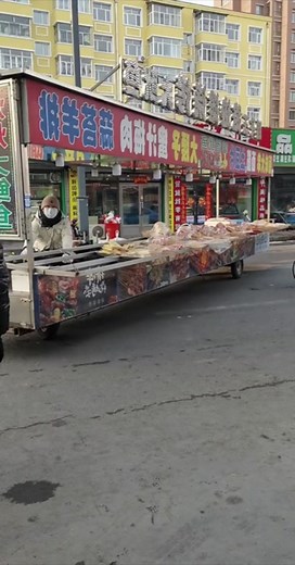Street Food Delights: Grilled Meat Skewers in China