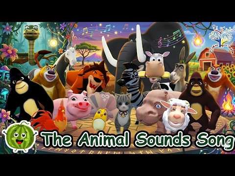 The Animal Sounds Song FA3AJ4 || Farm Animal Sounds Song Driving My Tractor EduFam Nursery Rhymes