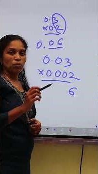 How to solve decimal multiplication simply | D'MATHS DEEPIKA #shorts