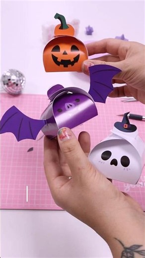 🎃 Mini Cajas de Halloween GRATIS | Archivo PDF + Molde PNG Editable