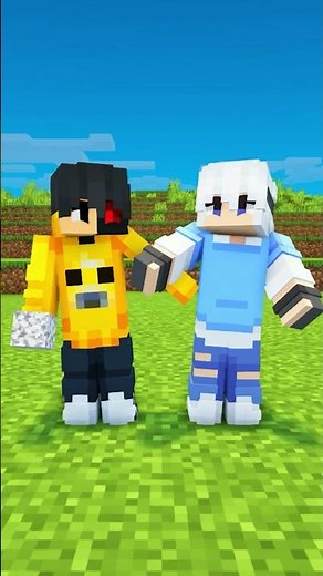 BOYS VS GIRLS Minecraft Experience! #shorts