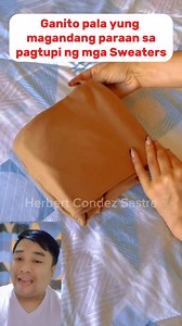 11K views · 125 reactions | Sweater Folding Tips #diy #diyideas #tips #tipsandtricks #TipsTricks #hacksandtips #lifehacksforhome #trend #virals #trendingreelsvideo #trendingreels #lifehacks #lifehack #lifehacktutorial #clothesfolding #sweater #sweaterstyle #sweatershirts #sweaters #foldingtips #amazingvideo #usefultips | Herbert Condez Sastre | Facebook