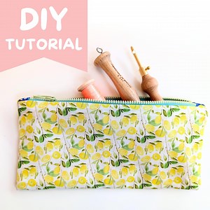 Easy Zipper Pouch Sewing Pattern & Tutorial | PDF Download | Beginner DIY Accessories | Instant Download - Etsy