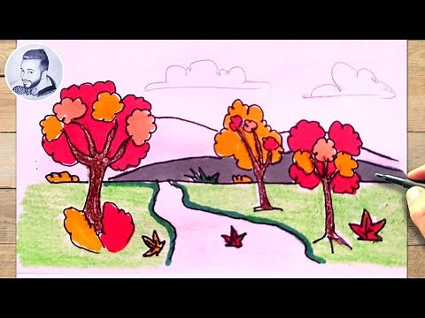 Comment dessiner un paysage d automne