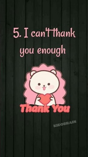 5 Different Ways To Say 'Thank You' #easylearning #shorts