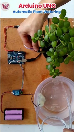 Automatic Plant Watering System 🌱💧 | Arduino Uno Smart Irrigation DIY Project #shorts