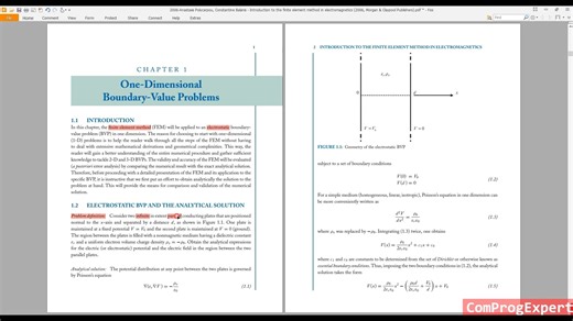 01.Problem definition (Finite Element Method in Electromagn