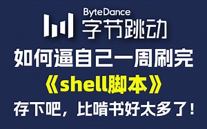 比啃书效果好多了！这绝对是我在B站看过最全最详细的【shell脚本】教程，入门到进阶，重点全在这了！（Linux丨编程丨运维丨开发丨Git丨程序员丨文本处理）_哔哩哔哩_bilibili