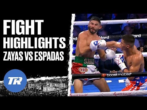 Xander Zayas Highlight Reel Knockout of Elias Espadas | FIGHT HIGHLIGHTS