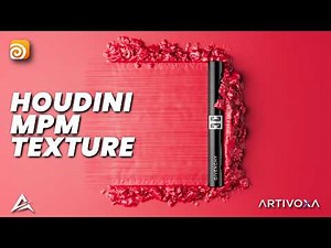 Houdini Tutorial | LIPSTICK MPM TEXTURE