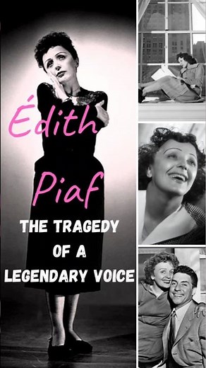 Édith Piaf: The Tragedy of a Legendary Voice #shorts #history