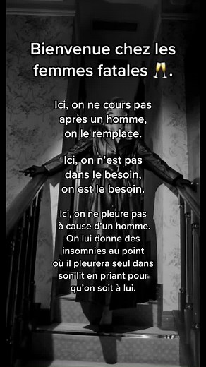 Abonne-toi pour devenir une vraie femme fatale 🥂 | Ebook gratuit pour les abonnées 🎁 | #femmefatale #manipulation #darkfeminine #divinefeminine #divinefeminineenergy #seduction #seduire #seduireunhomme #femmefataleenergy #femmefataleaesthetic #femmefatalelook