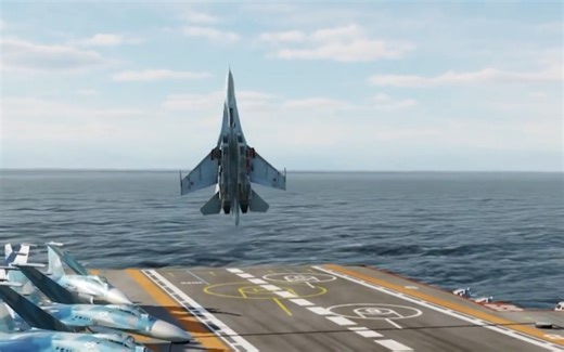 另一个视角看Su-27倒停航母