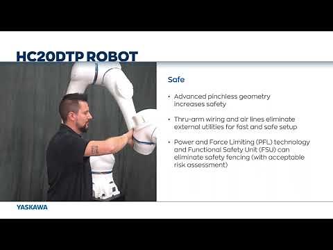 HC20DTP Direct Teach, Plug and Play Collaborative Robot
