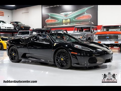 2008 Ferrari 430 Convertible Spider - Nero Exterior - Daytona Style Bucket Seats - Black Leather