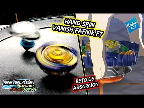 HAND SPIN de VANISH FAFNIR F7 HASBRO, Beyblade Burst Quaddrive | NeozBey