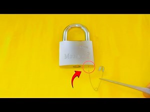 How to Open a Lock Without a Key | Easy Lock Opening Trick | Shahzad Skills