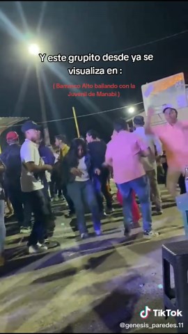 Nighttime Dance Gathering: Friends Reunite Outdoors
