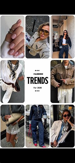 Fashion trends for 2026 ✨ What will be trendy in 2026? What will we reach for? #fashiontiktok #trendy2026 #fashiontrend #fashion #inspofashion