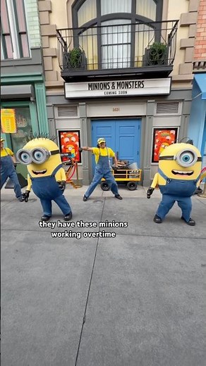 New MINIONS show at Universal Studios Hollywood #despicableme