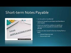 short term notes payable