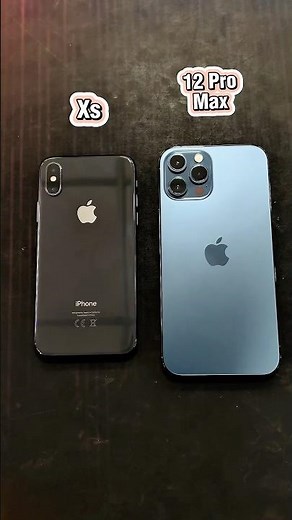 iPhone Xs Vs iPhone 12 Pro Max || Reboot Up Speed Test! #shorts