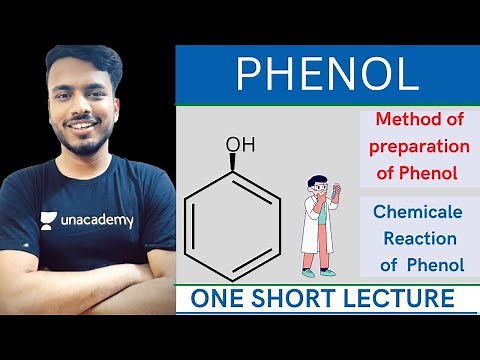 phenols organic chemistry b pharmacy || phenol method of preparation || chemical reaction of phenol