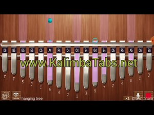The Hanging Tree (Hunger Games) Kalimba Tabs Letter & Number Notes Tutorial - KalimbaTabs.net