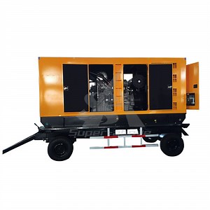 [Hot Item] 375kVA/300kw Mobile/Portable Type Silent Diesel Generators with Trailer
