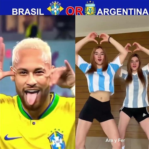 Brazil vs Argentina World Cup 2026 Dance Battle 🔥 #football #worldcup #shorts