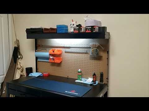 Gun workbench and stool, Harbor Freight