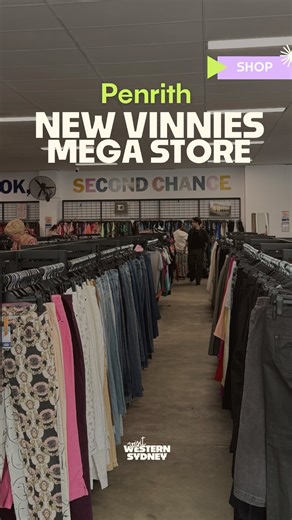 The new @vinniesnsw Penrith Mega Store is officially open, and it’s a must visit! Big space, cool interior, and heaps of solid finds — from vintage pieces to everyday essentials. If you’re into thrifting or just love a good browse, this one’s it. 📍 Vinnies Penrith Mega Store Shop 1/87-93 Henry St, Penrith #VisitWesternSydney #Penrith #VinniesPenrith #WesternSydneyThrift #OpShopSydney #PenrithLife #WesternSydneyExplore | Visit Western Sydney