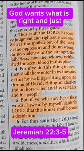 Thus saith the Lord; Execute ye judgment and righteousness, and deliver the spoiled out of the hand of the oppressor: and do no wrong, do no violence to the stranger, the fatherless, nor the widow, neither shed innocent blood in this place. Jeremiah 22:3 #BibleExposition | Marites Achas