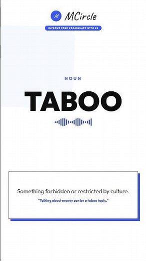 Learn English: What is Taboo? | Vocabulary Shorts